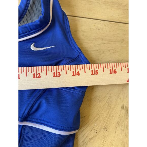 Serena Williams nike DUC Tennis dress S blue australian open 2012 Pleated Sheer - Picture 6 of 16